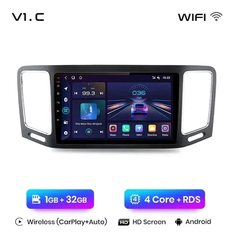 Radio nawigacja Volkswagen VW Sharan 2012 - 2018 Android Auto Carplay - Multigenus