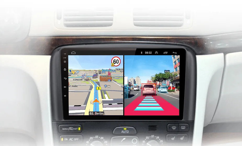 Radio nawigacja Volvo S80 1998 - 2006 Carplay Android Auto - Multigenus