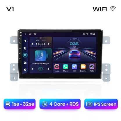 Radio samochodowe do Suzuki Grand Vitara 2005 - 2015 z bezprzewodowym CarPlay i Android Auto - Inteligentny system multimedialny - Multigenus