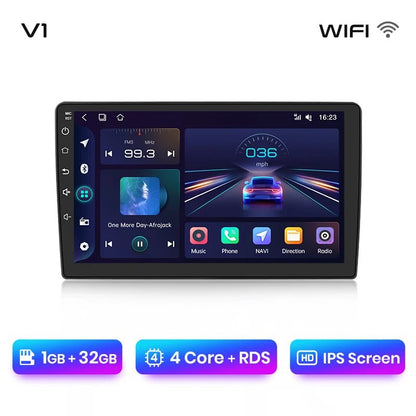 Radio samochodowe V1 Plus do Peugeot 407 (2004 - 2011) z bezprzewodowym CarPlay i Android Auto – Bez 2DIN DVD - Multigenus