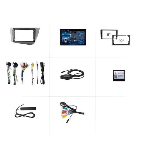 Radio Seat Leon MK2 2005-2012 Android auto Carplay - Multigenus