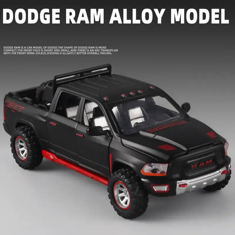 RAM Pickup Truck 1:32 – Metalowy Model z Dźwiękiem i Światłem