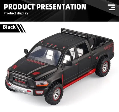 RAM Pickup Truck 1:32 – Metalowy Model z Dźwiękiem i Światłem
