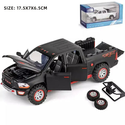 RAM Pickup Truck 1:32 – Metalowy Model z Dźwiękiem i Światłem