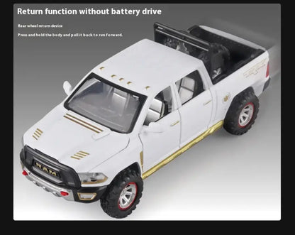 RAM Pickup Truck 1:32 – Metalowy Model z Dźwiękiem i Światłem