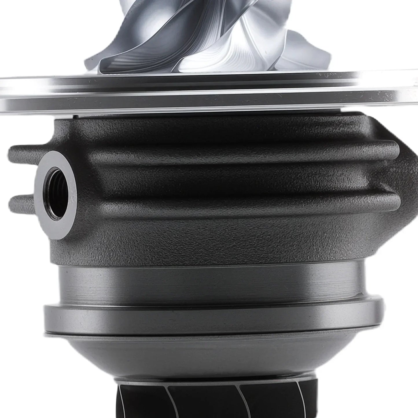 Czarno-srebrny turbo wielki rdzeń z metalową turbiną do renault espace dci 118kw gt1236z 2015-2023