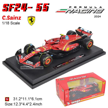 Red Bull Racing RB19 F1 2023 1:18 Metalowy Model Wyścigowy Verstappen Perez - 1-18 2024 SF24-55