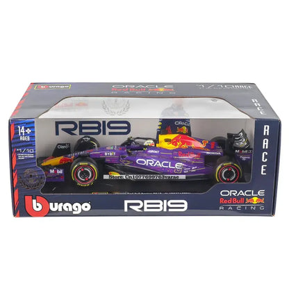 Red Bull Racing RB19 F1 2023 1:18 Metalowy Model Wyścigowy Verstappen Perez