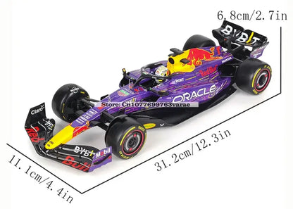 Red Bull Racing RB19 F1 2023 1:18 Metalowy Model Wyścigowy Verstappen Perez