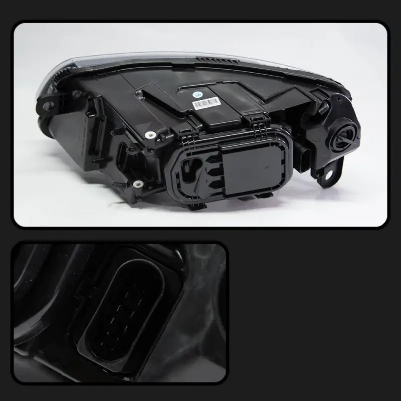 Reflektory lampy przednie do Audi A6 C6 LED z Dynamicznym Sygnałem Animacji DRL i Lampy Bi-Xenon (2005-2011)