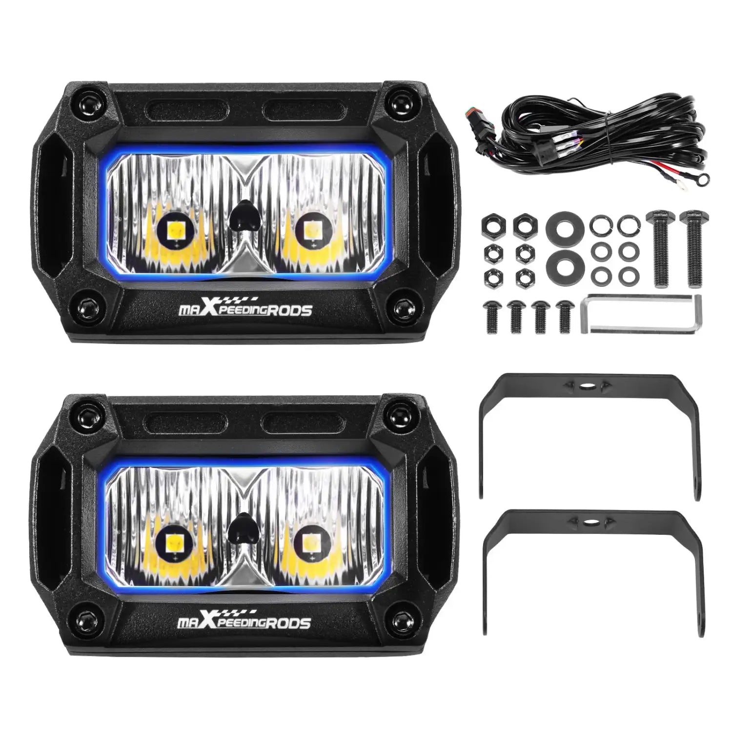 Reflektory LED robocze 2 szt. 9–32 V do UTV ATV off-road