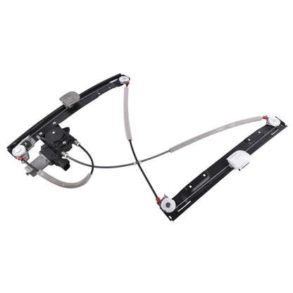 Czarny metalowy regulator okna elektryczny lewy przód zintegrowany z silnikiem i kablami c2z31201 do jaguara xf