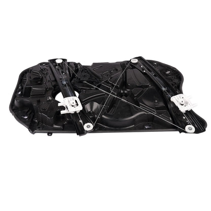 Czarny plastikowy regulator szyby przedni prawy do bmw g30 g31 f90 z białymi elementami i metalowymi linkami