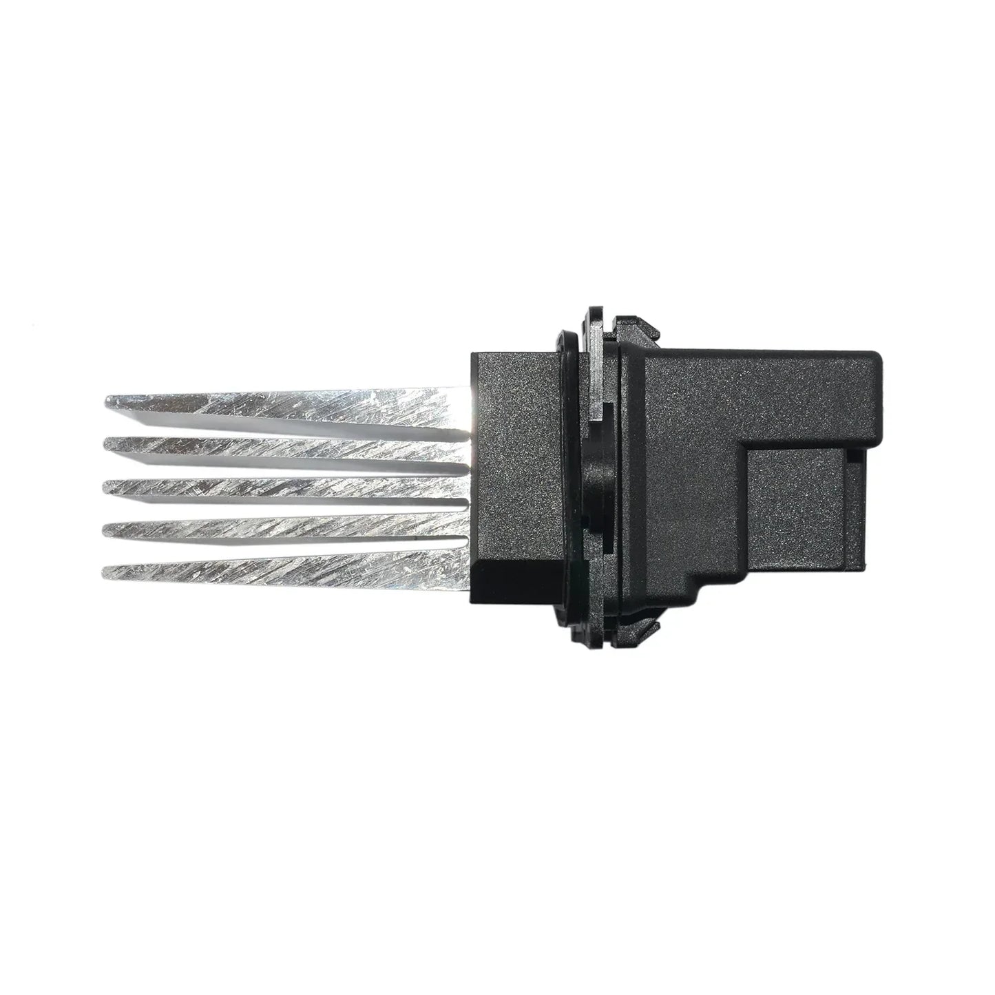 Czarny plastikowy obudowa z pięcioma srebrnymi metalowymi radiatorami do ap01 blower motor resistor do jeep grand cherokee