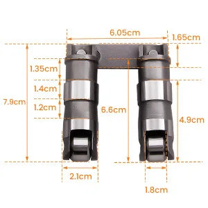 Hydrauliczne popychacze rolkowe z belkami Chevrolet SBC 265–400 V8