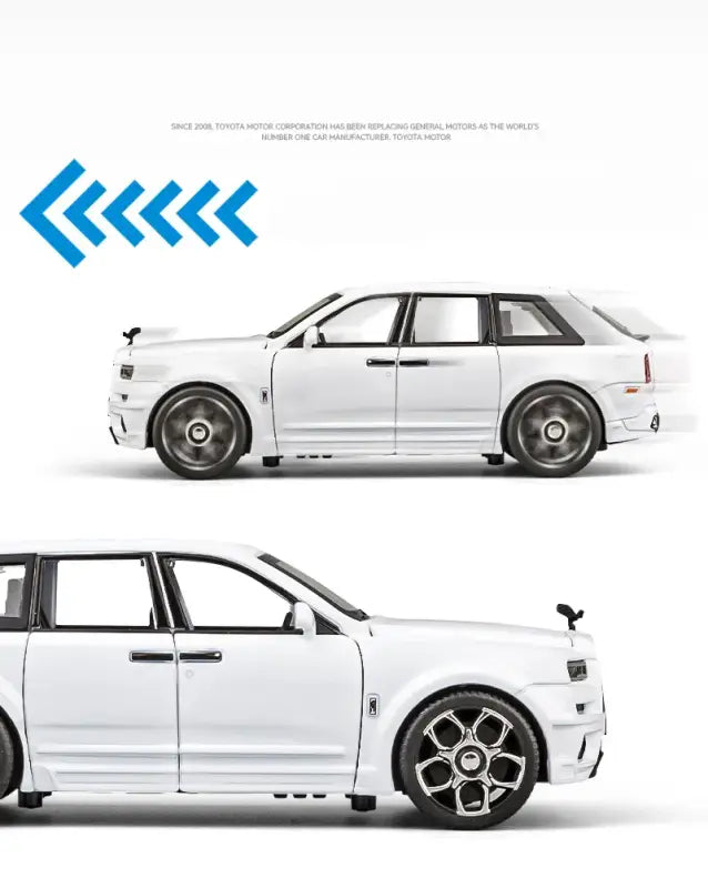 Rolls-Royce Cullinan SUV 1:32 – Metalowy Model Z Efektami Świetlnymi i Dźwiękowymi - Czarny bez pudełka