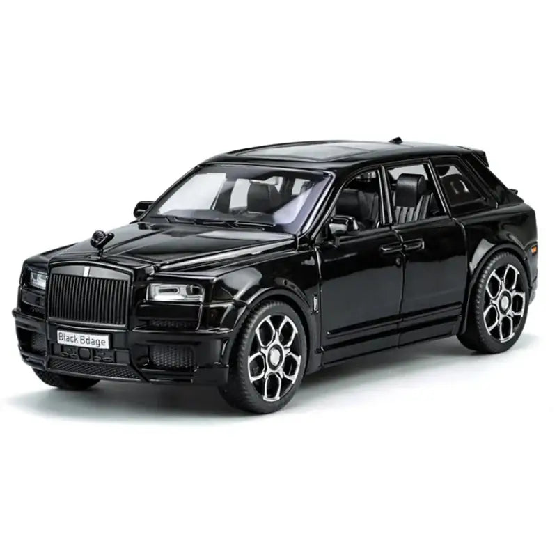 Rolls-Royce Cullinan SUV 1:32 – Metalowy Model Z Efektami Świetlnymi i Dźwiękowymi - Czarny bez pudełka