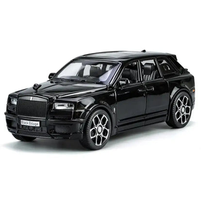 Rolls-Royce Cullinan SUV 1:32 – Metalowy Model Z Efektami Świetlnymi i Dźwiękowymi - Czarny bez pudełka