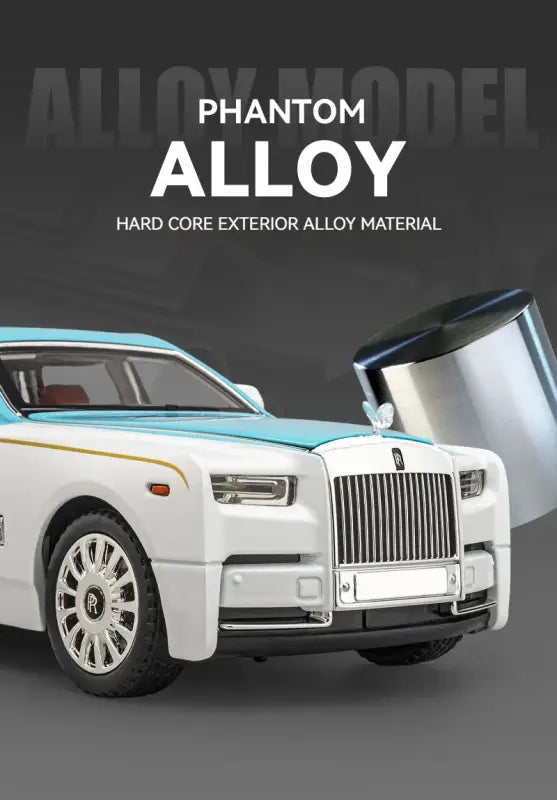 Rolls-Royce Phantom 1:18 Metalowy Model Z Efektami Dźwiękowymi