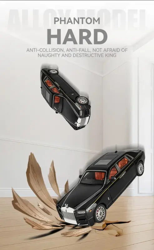 Rolls-Royce Phantom 1:18 Metalowy Model Z Efektami Dźwiękowymi