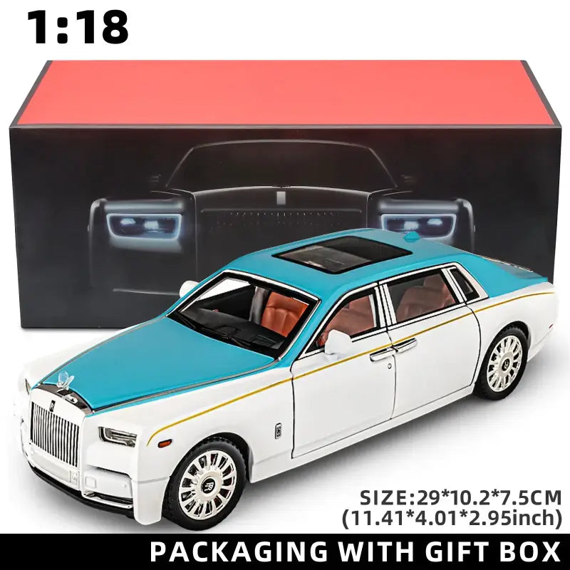 Rolls-Royce Phantom 1:18 Metalowy Model Z Efektami Dźwiękowymi