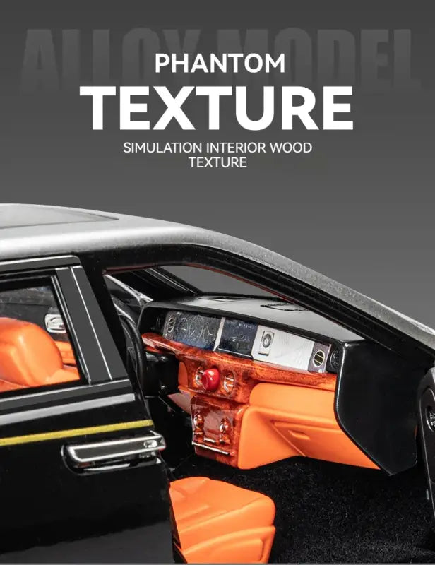 Rolls-Royce Phantom 1:18 Metalowy Model Z Efektami Dźwiękowymi