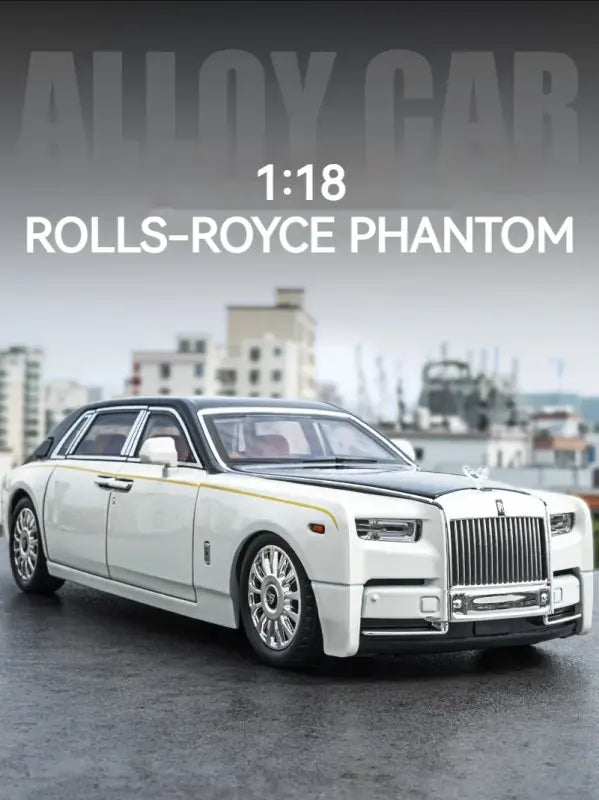 Rolls-Royce Phantom 1:18 Metalowy Model Z Efektami Dźwiękowymi