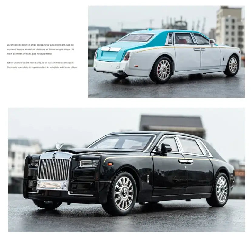 Rolls-Royce Phantom 1:18 Metalowy Model Z Efektami Dźwiękowymi