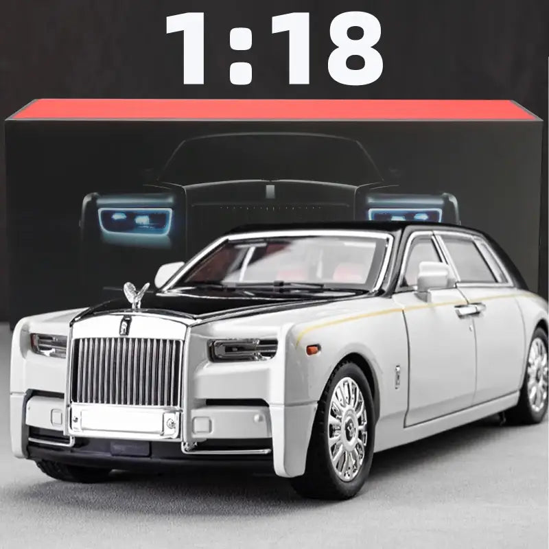 Rolls-Royce Phantom 1:18 Metalowy Model Z Efektami Dźwiękowymi