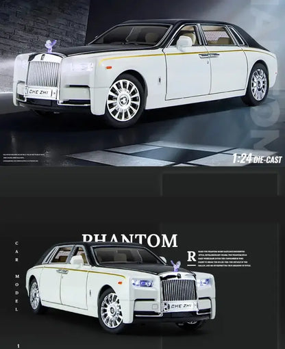 Rolls-Royce Phantom 1:24 – Metalowy Model Samochodu z Dźwiękiem i Światłem