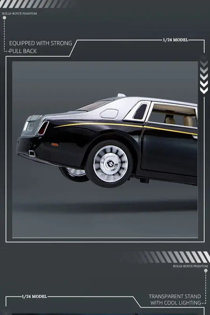 Rolls-Royce Phantom 1:24 – Metalowy Model Samochodu z Dźwiękiem i Światłem