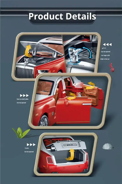 Rolls-Royce Phantom 1:32 – Luksusowa Replika Sedan dla Dzieci