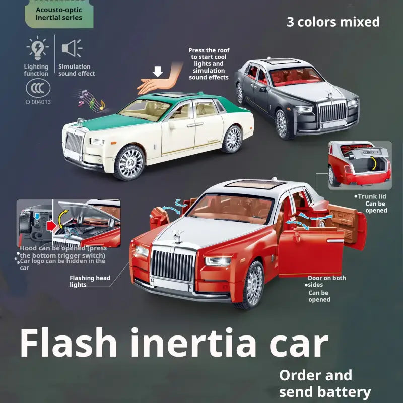 Rolls-Royce Phantom 1:32 – Luksusowa Replika Sedan dla Dzieci