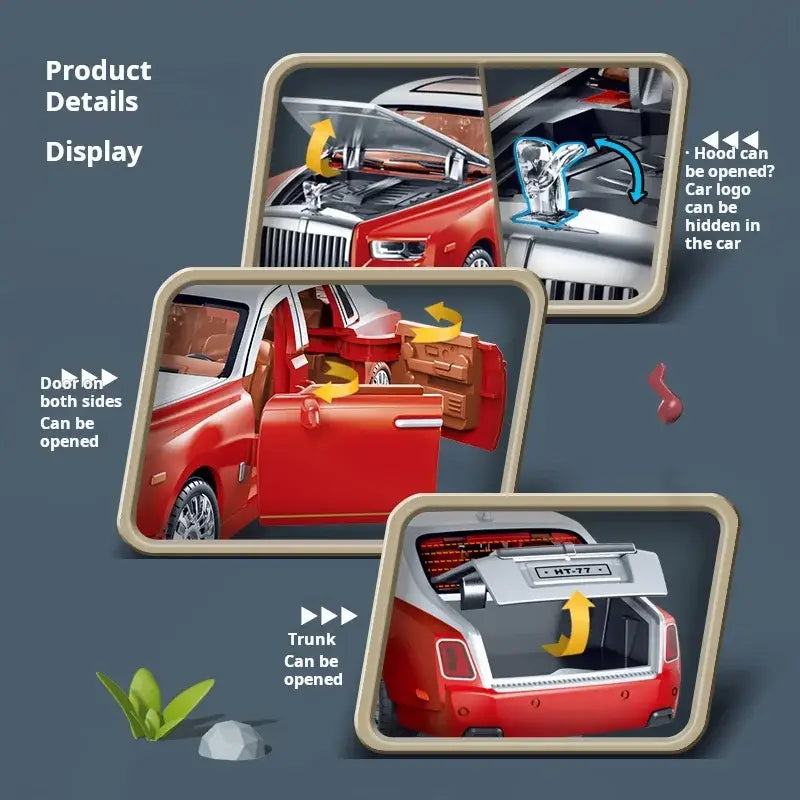 Rolls-Royce Phantom 1:32 – Luksusowa Replika Sedan dla Dzieci