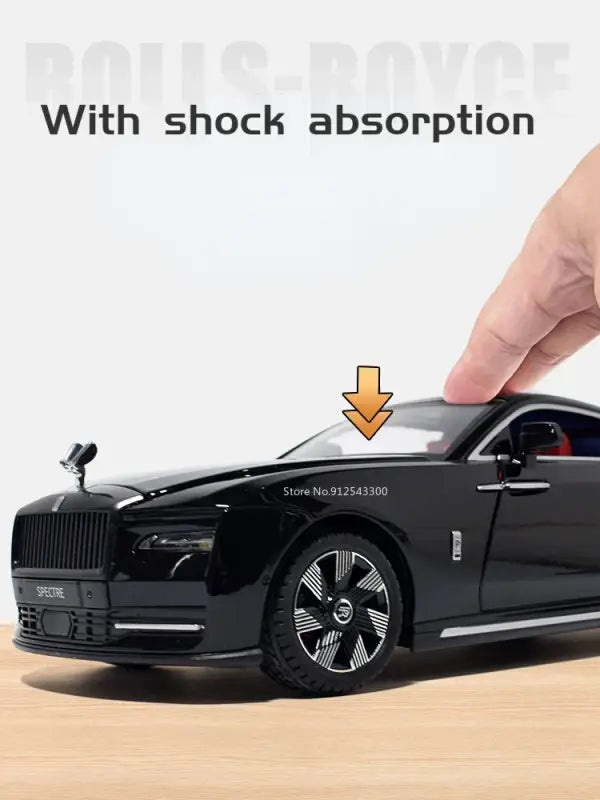 Rolls-Royce Spectre 1:24 – Metalowy Model Samochodu Z Efektami Dźwiękowymi i Świetlnymi