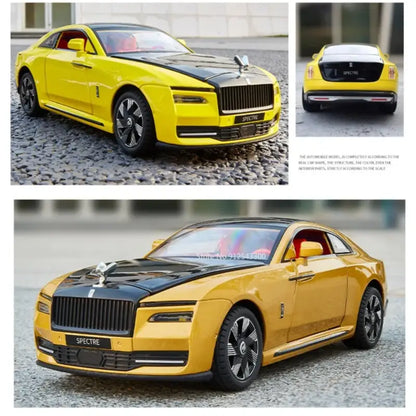Rolls-Royce Spectre 1:24 – Metalowy Model Samochodu Z Efektami Dźwiękowymi i Świetlnymi