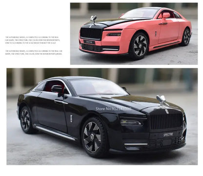 Rolls-Royce Spectre 1:24 – Metalowy Model Samochodu Z Efektami Dźwiękowymi i Świetlnymi