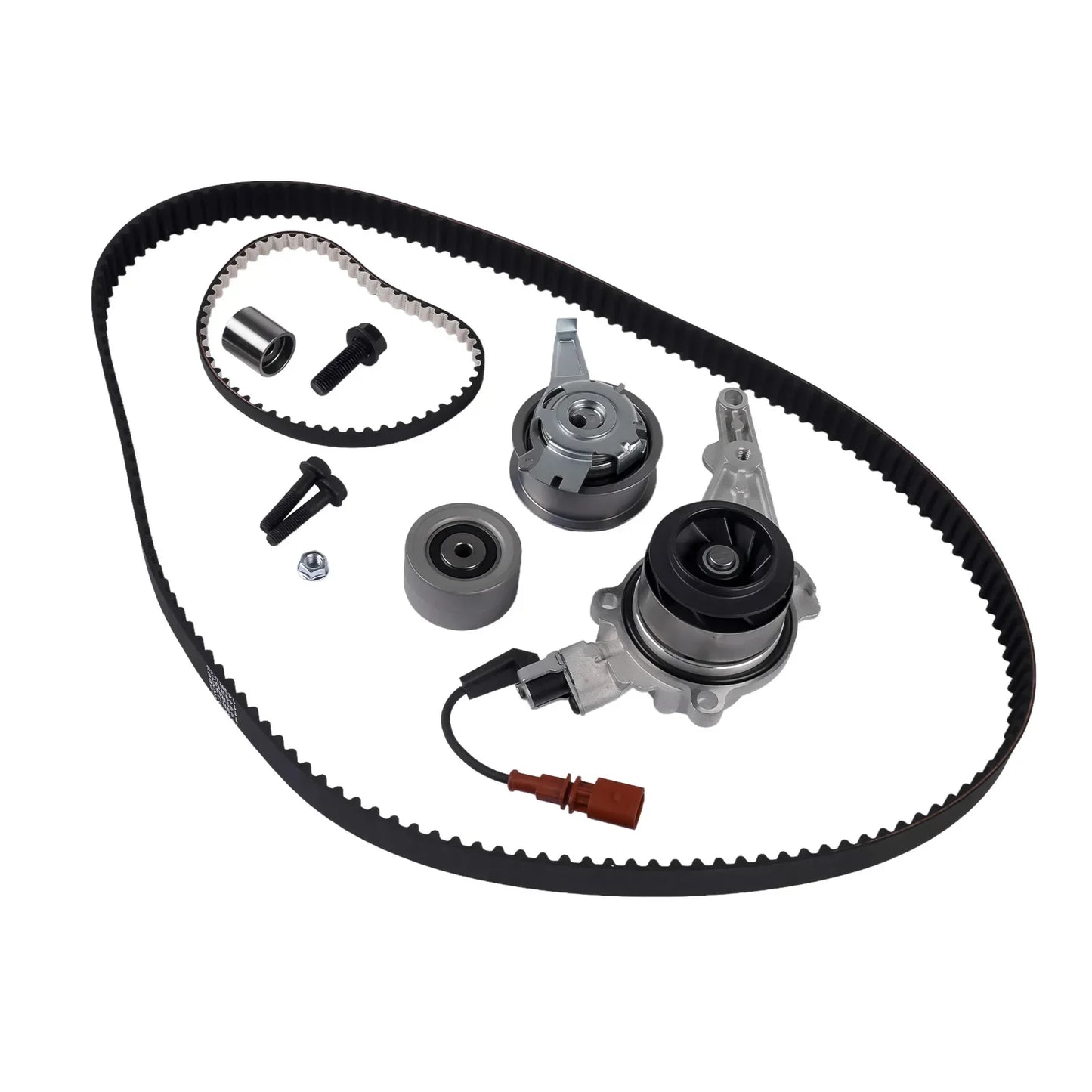 AP01 Tandremssæt + vandpumpe til Audi A3 A4 A6 VW Golf MK8 2.0 TDI KP15695XS-1
