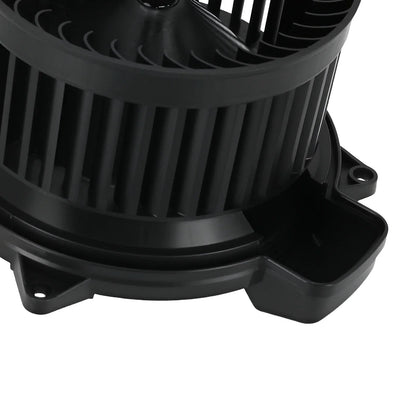 Czarny plastikowy hvac wentylator blower motor do mercedes gl450 ml550 4.7l 5.5l 2007 2012 z żebrowaną obudową i uchwytami montażowymi