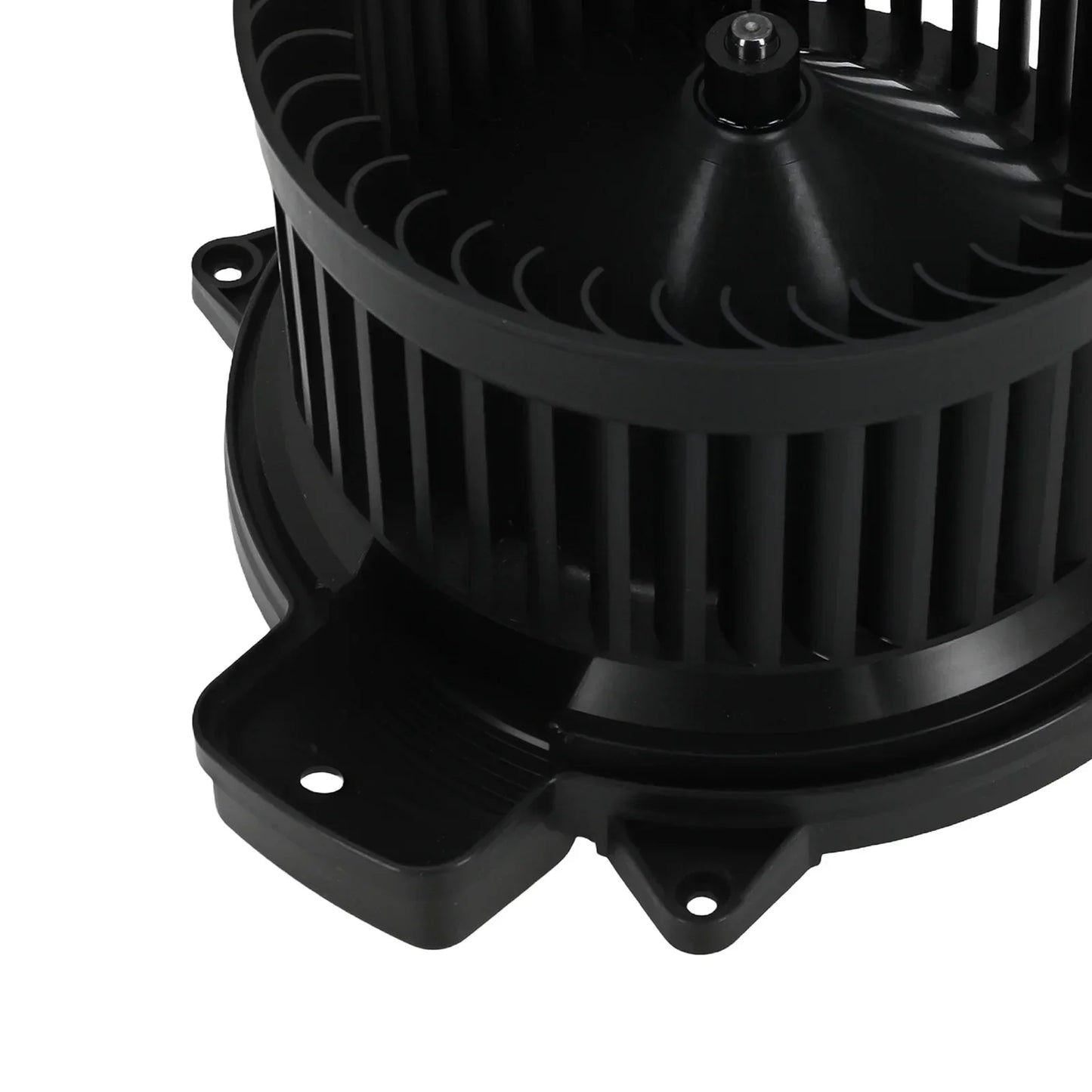 Czarny plastikowy hvac blower motor do silnika wentylatora grzejnika mercedes gl450 ml550 z żeberkowaną obudową i uchwytami montażowymi