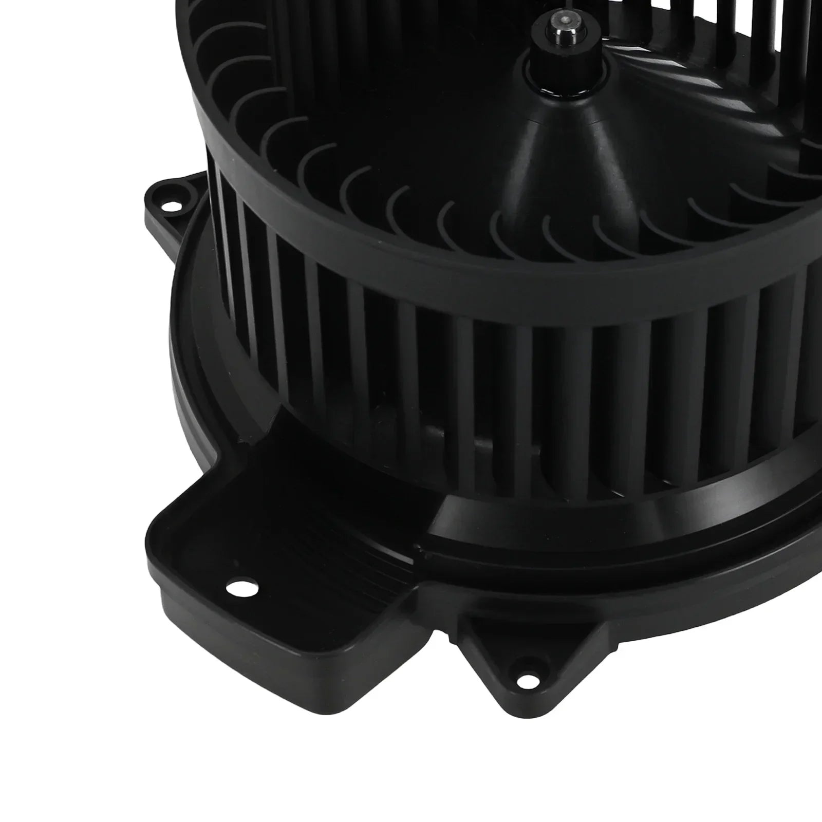 Czarny plastikowy hvac blower motor do silnika wentylatora grzejnika mercedes gl450 ml550 z żeberkowaną obudową i uchwytami montażowymi