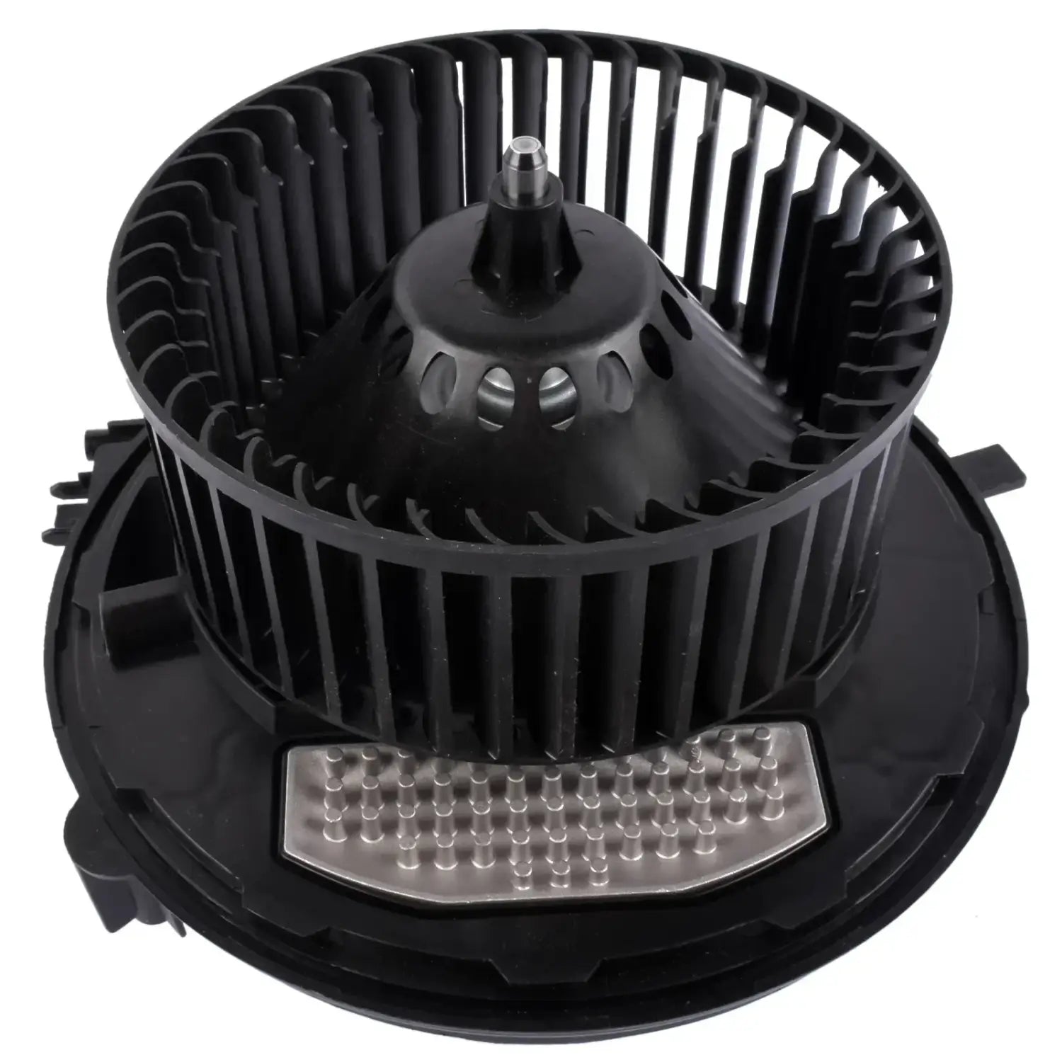 Czarny plastikowy wentylator nawiewu ap01 z metalową płytą wymiennika ciepła do seat leon golf vii skoda octavia iii
