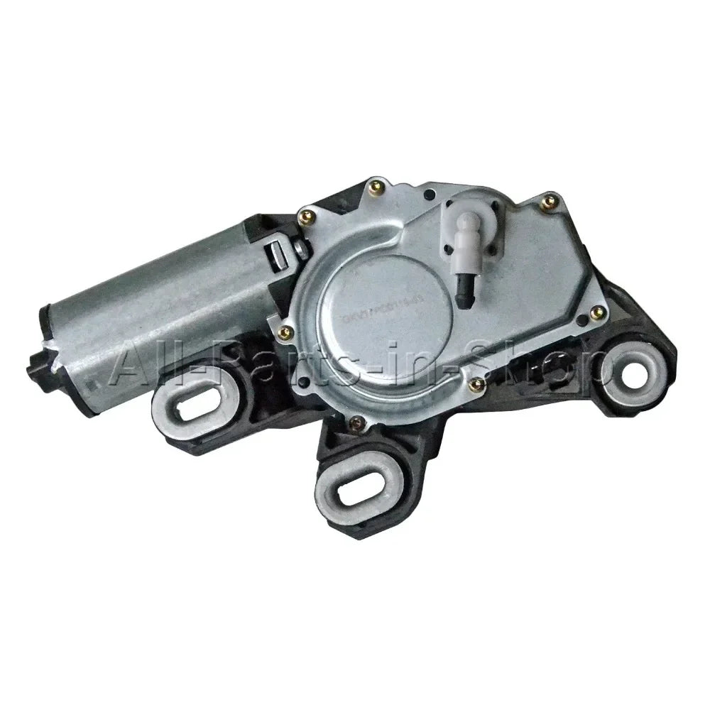 Silver and black rear wiper motor assembly with metallic housing and plastic parts for mercedes vito bus mixto box cdi 4x4om