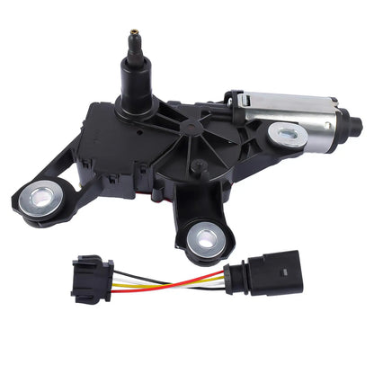 Czarny plastikowy i metalowy tylny silnik wycieraczki 7p6955711a z adapterem do vw touareg 2010-2018