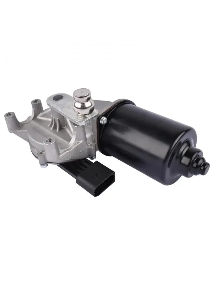 Czarny i srebrny silnik wycieraczki z obudową cylindryczną i metalowym mocowaniem do bmw e60 e61 e63