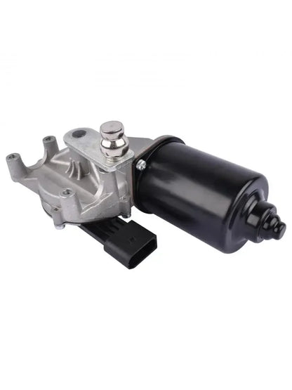 Czarny i srebrny silnik wycieraczki z obudową cylindryczną i metalowym mocowaniem do bmw e60 e61 e63