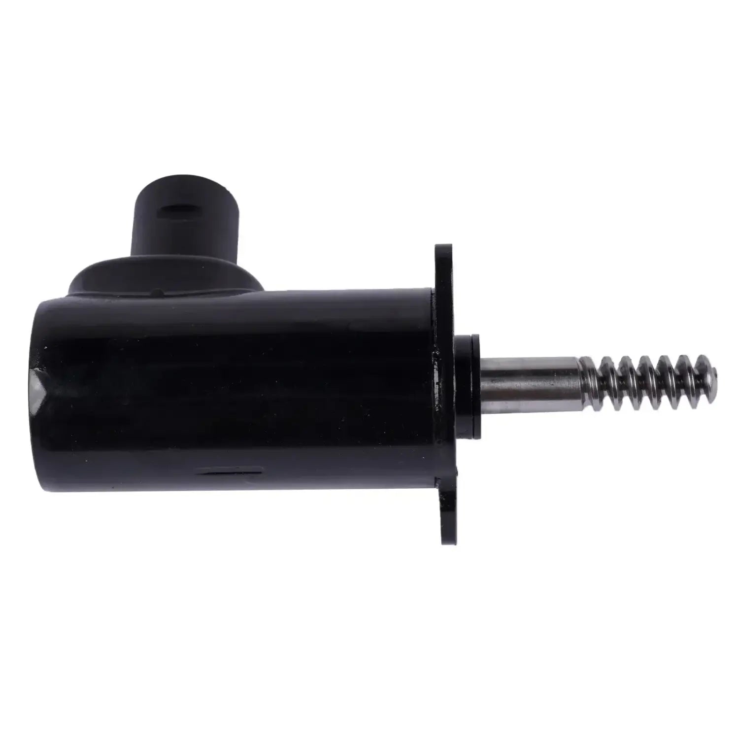 Czarna cylindryczna ap03 eccentric shaft valvetronic actuator z gwintowanym metalowym trzonkiem i mocowaniami do bmw f20 f30 mini r55 r56 r57 16l