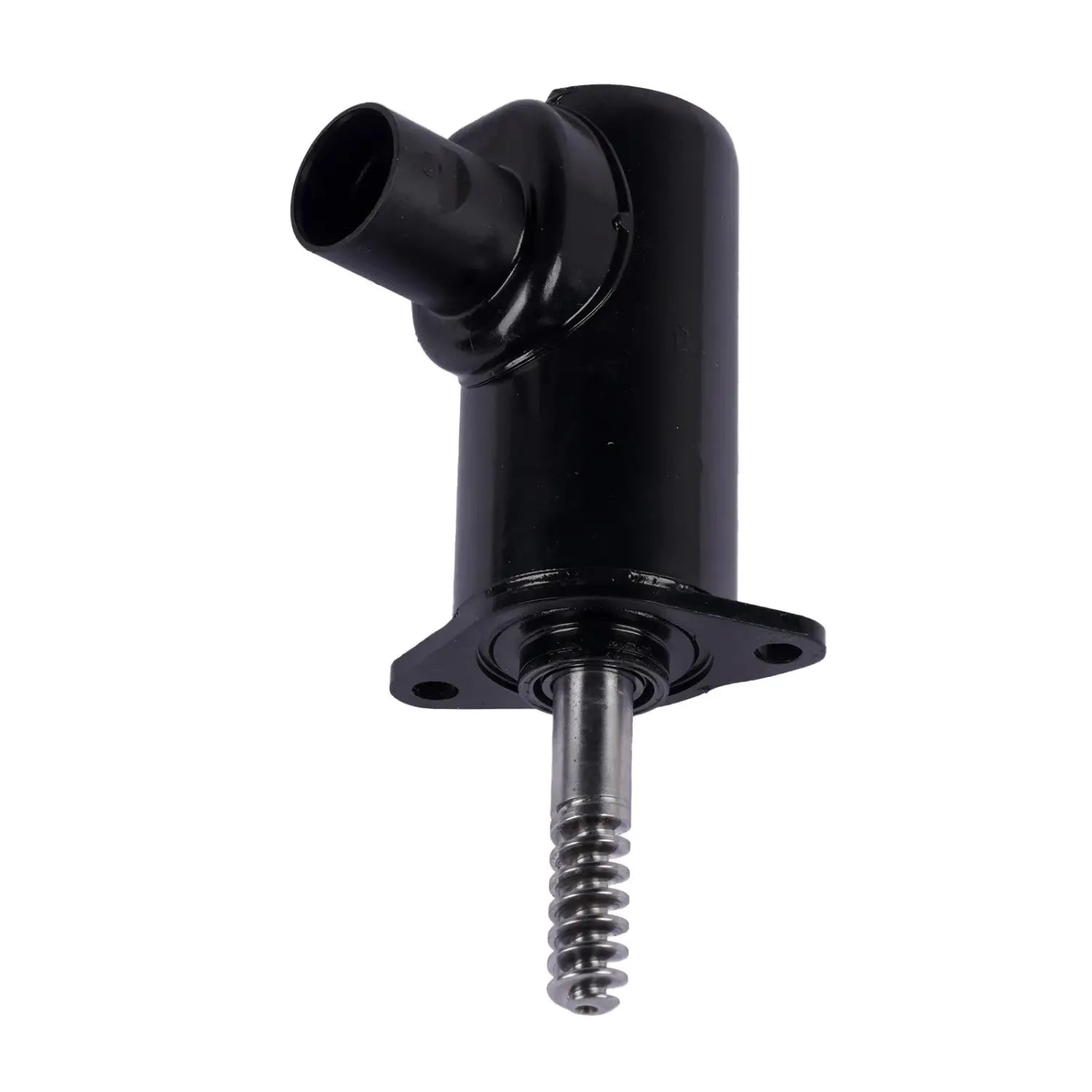 Czarny cylindryczny ap03 eccentric shaft valvetronic z gwintowanym metalowym wałem i kołnierzem montażowym do bmw