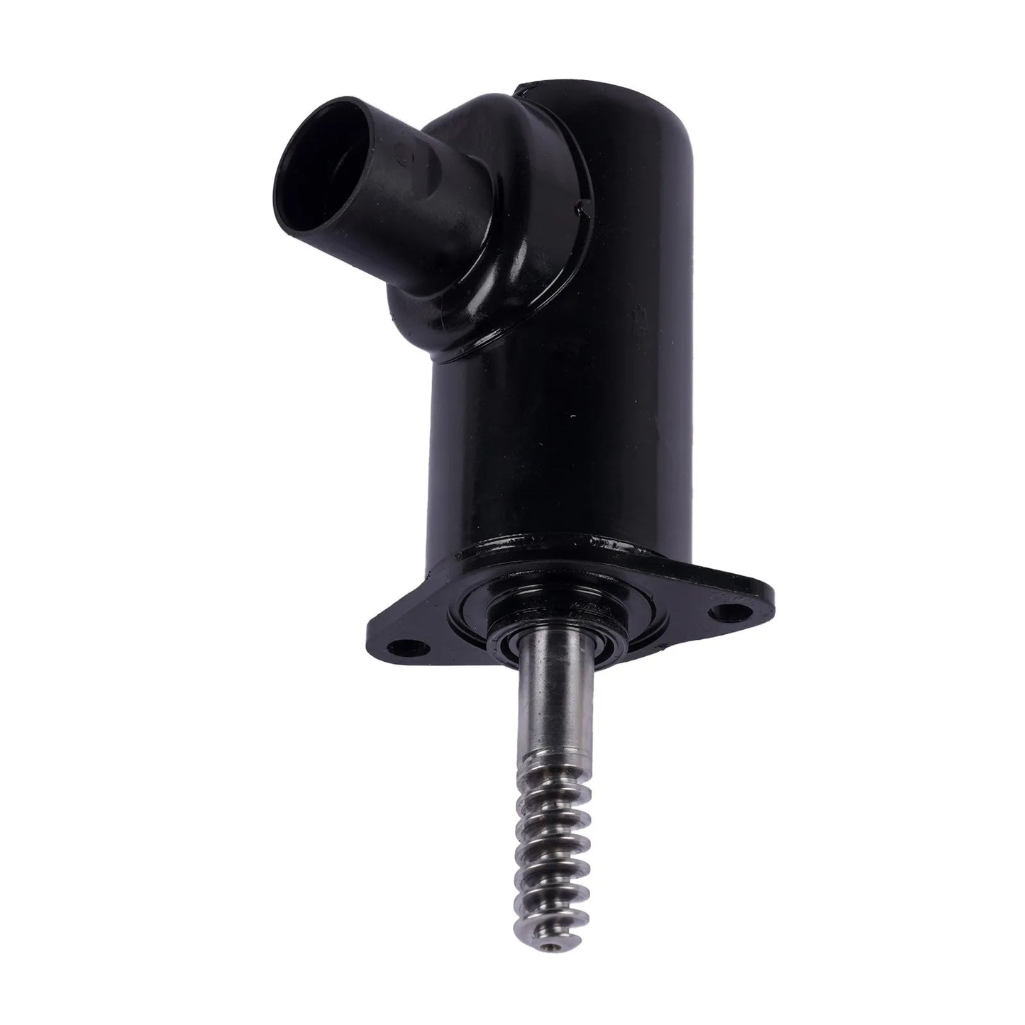 Czarny cylindryczny ap03 eccentric shaft valvetronic z gwintowanym metalowym wałem i kołnierzem montażowym do bmw