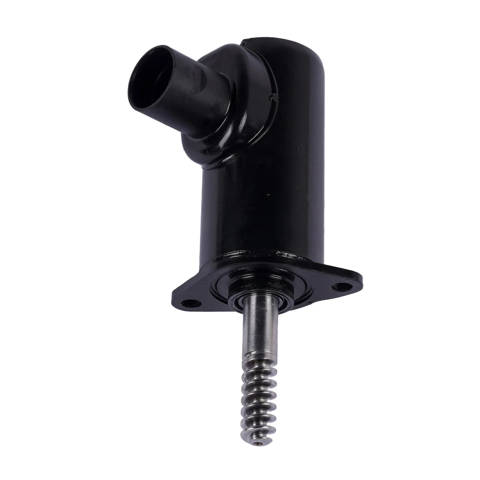 Czarny cylindryczny ap03 eccentric shaft valvetronic z gwintowanym metalowym wałem i kołnierzem montażowym do bmw